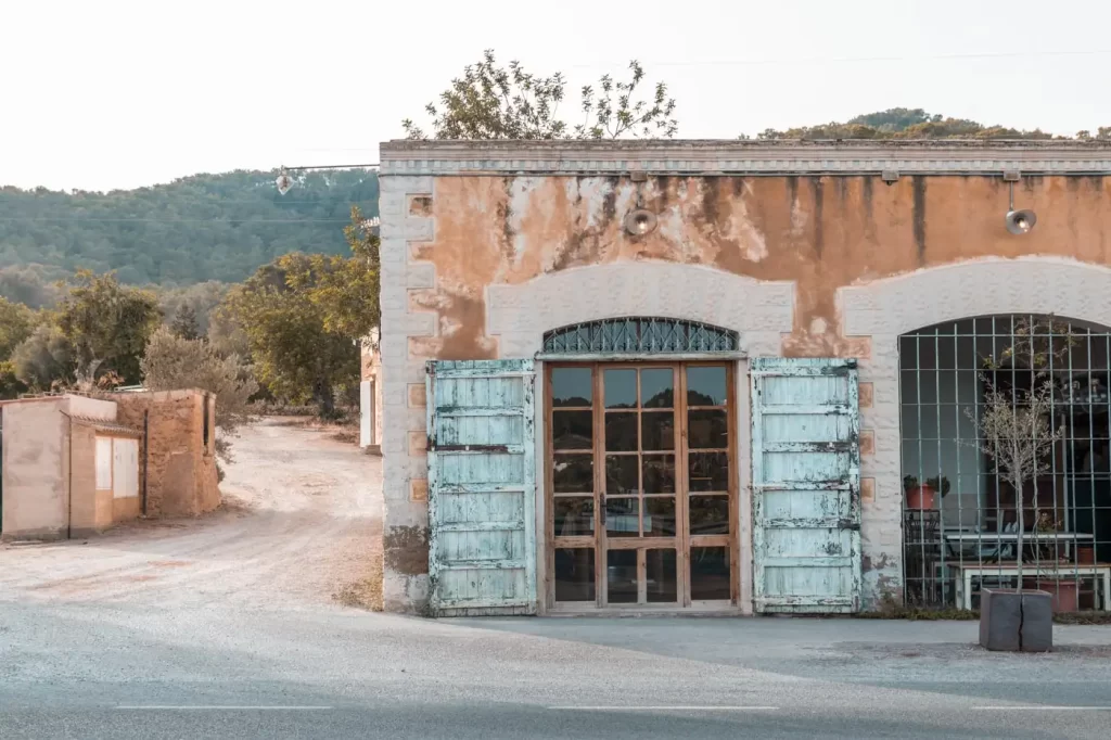 Store facade and gourmet corner of Ses Escoles